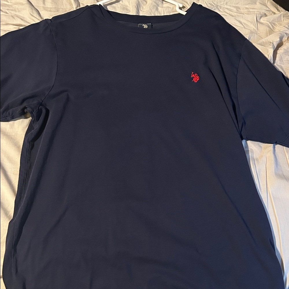 Polo Ralph Lauren Dark Blue Tee with Red Logo